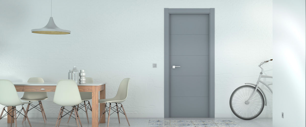 Puertas de aluminio.